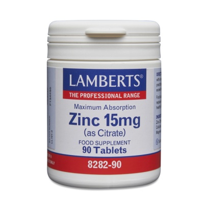 Lamberts Zinc 15mg 90 tabs